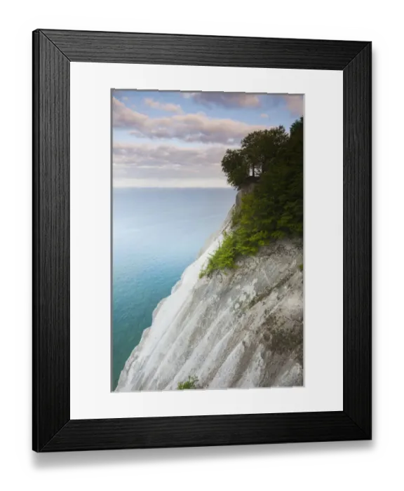 Framed Print : Denmark, Mon, Mons Klimt, 130 meter-highchalk cliffs from above Framed Print : Denmark, Mon, Mons Klimt, 130 meter-highchalk cliffs from above
