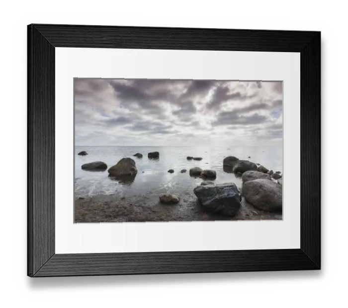 Framed Print : Denmark, Mon, Mons Klimt, 130 meter-high chalk cliffs from the shore Framed Print : Denmark, Mon, Mons Klimt, 130 meter-high chalk cliffs from the shore