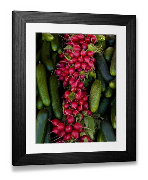 Framed Print : Europe, Finland, Helsinki. Produce at an outdoor market Framed Print : Europe, Finland, Helsinki. Produce at an outdoor market