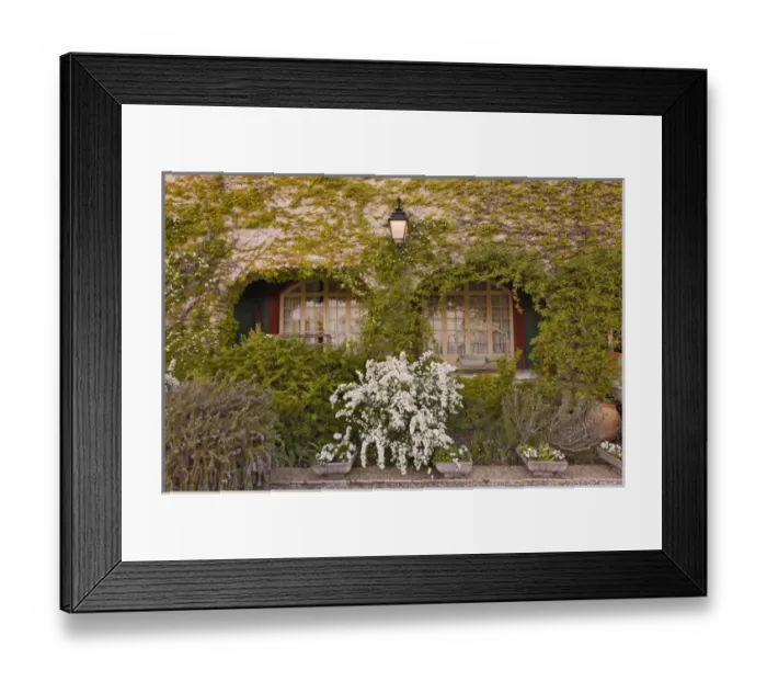 Framed Print : Quaint rural Inn, France