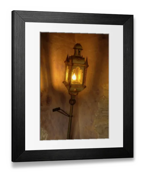 Framed Print : Old light in French villa, Provence region of southern France Framed Print : Old light in French villa, Provence region of southern France