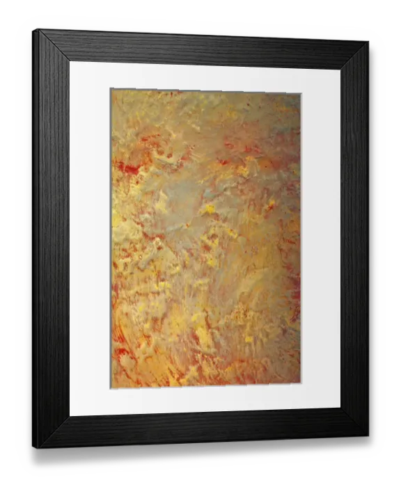 Framed Print : Textured wall in French villa, Provence region of southern France