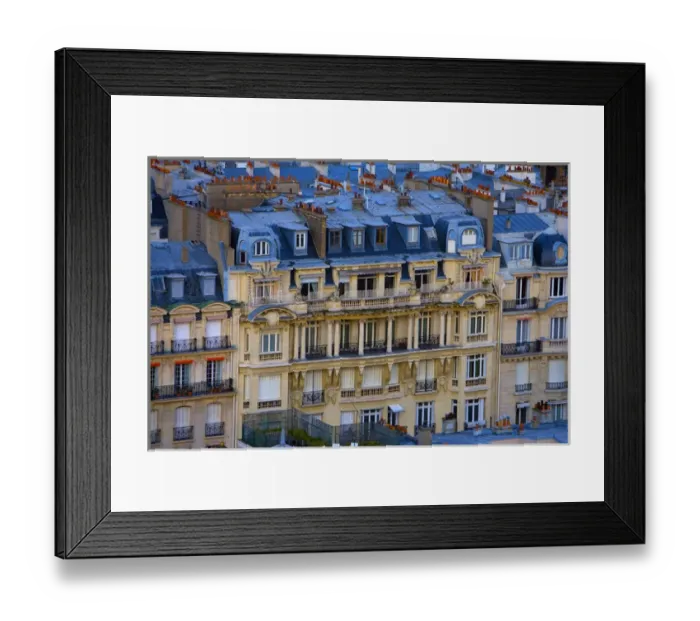 Framed Print : Europe, France, Paris. Aerial view of buildings seen from the Eiffel Tower. Credit as Framed Print : Europe, France, Paris. Aerial view of buildings seen from the Eiffel Tower. Credit as