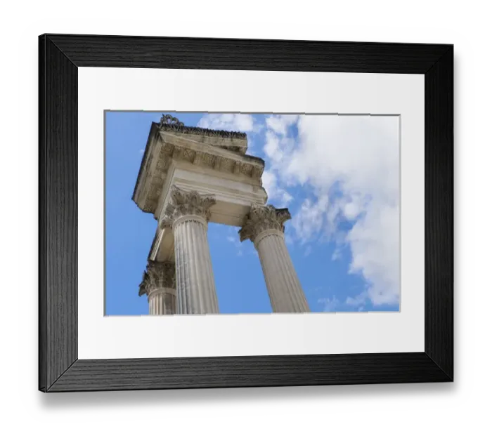 Framed Print : France, South of France, St. Remy, Glanum, fortified Roman town in Provence Framed Print : France, South of France, St. Remy, Glanum, fortified Roman town in Provence