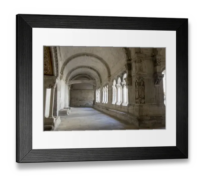 Framed Print : France, Arles, Abbey of Saint Peter of Montmajour, Benedictine order, established in 949 AD