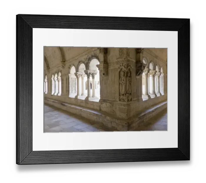 Framed Print : France, Arles, Abbey of Saint Peter of Montmajour, Benedictine order, established in 949 AD