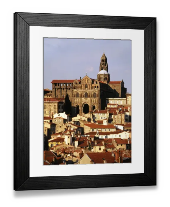 Framed Print : France, Le Puy, Haute Loire, Cathedral Notre Dame Framed Print : France, Le Puy, Haute Loire, Cathedral Notre Dame