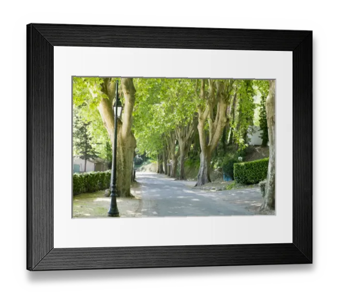 Framed Print : France, Southern France, Provence, Luberon, Menerbes