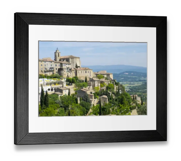 Framed Print : France, Southern France, Provence, Luberon, Gordes, Vaucluse Plateau Framed Print : France, Southern France, Provence, Luberon, Gordes, Vaucluse Plateau