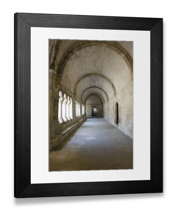 Framed Print : France, Arles, Abbey of Saint Peter of Montmajour, Benedictine order, established in 949 AD