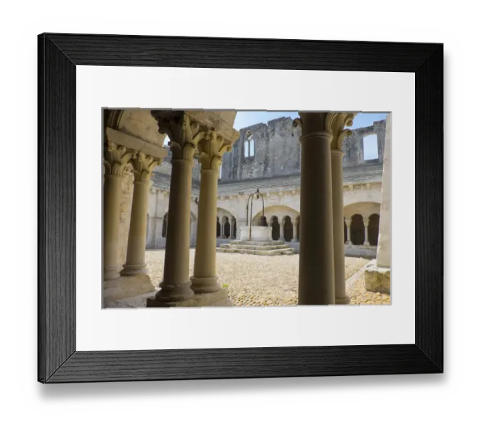 Framed Print : France, Arles, Abbey of Saint Peter of Montmajour, Benedictine order, established in 949 AD Framed Print : France, Arles, Abbey of Saint Peter of Montmajour, Benedictine order, established in 949 AD