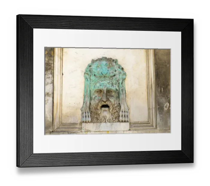 Framed Print : Europe, France, Bouches-du-Rhone, Cote d Azur, Arles, Portal entrance of Church of St