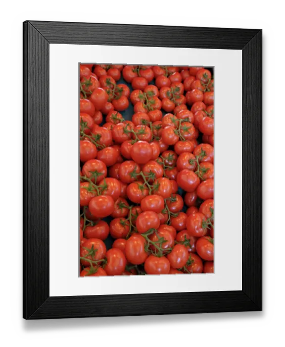 Framed Print : Europe, France, Paris. Tomatos, Thursday Market, Boulevard Saint-Germain
