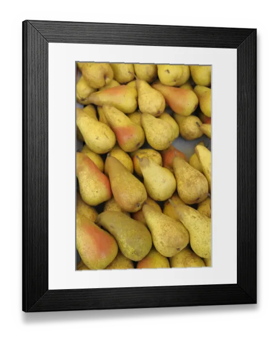 Framed Print : Europe, France, Paris. Pears, Thursday Market, Boulevard Saint-Germain