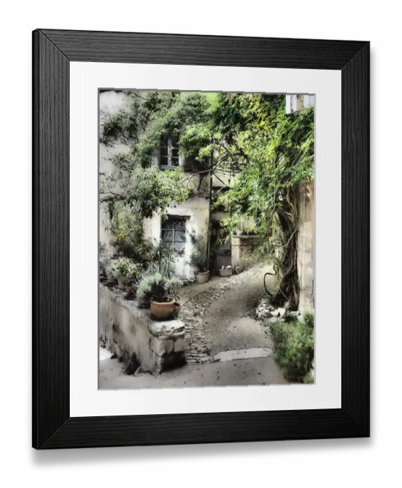 Framed Print : Europe, France, Provence, Lacoste. The village of Lacoste Framed Print : Europe, France, Provence, Lacoste. The village of Lacoste