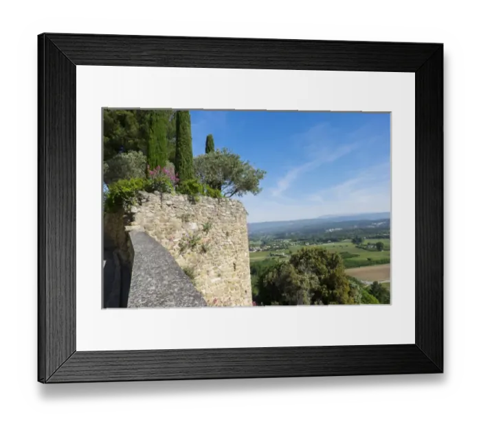 Framed Print : France, Southern France, Provence, Luberon, Menerbes