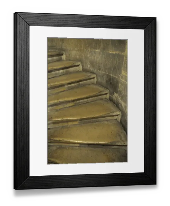 Framed Print : Europe, France, Paris. Stairs leading to the crypt at the Pantheon
