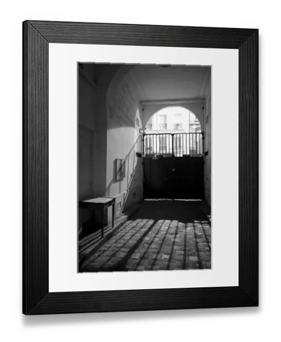 Framed Print : Paris, France: limit of the gated community