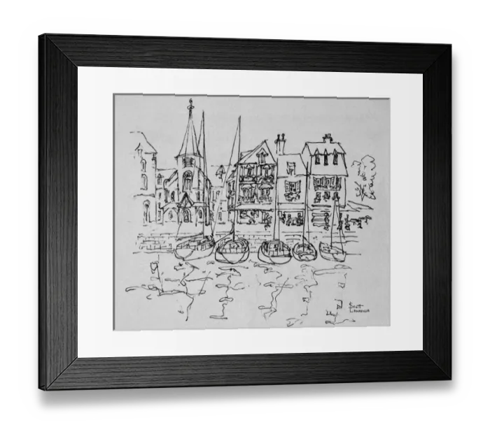 Framed Print : Artwork by Scott Lawrence