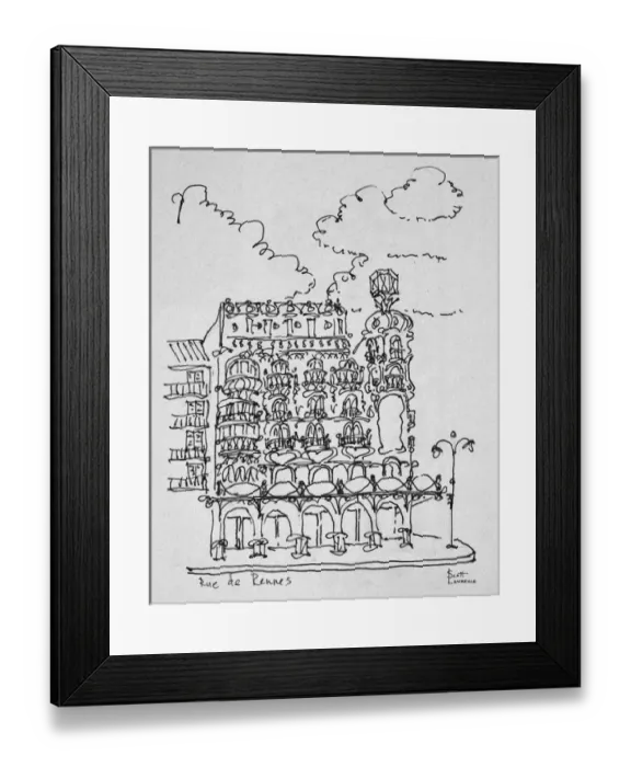 Framed Print : Artwork by Scott Lawrence