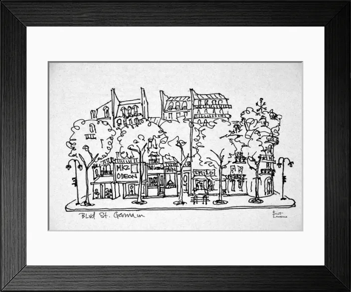 Framed Print : Artwork by Scott Lawrence Framed Print : Artwork by Scott Lawrence