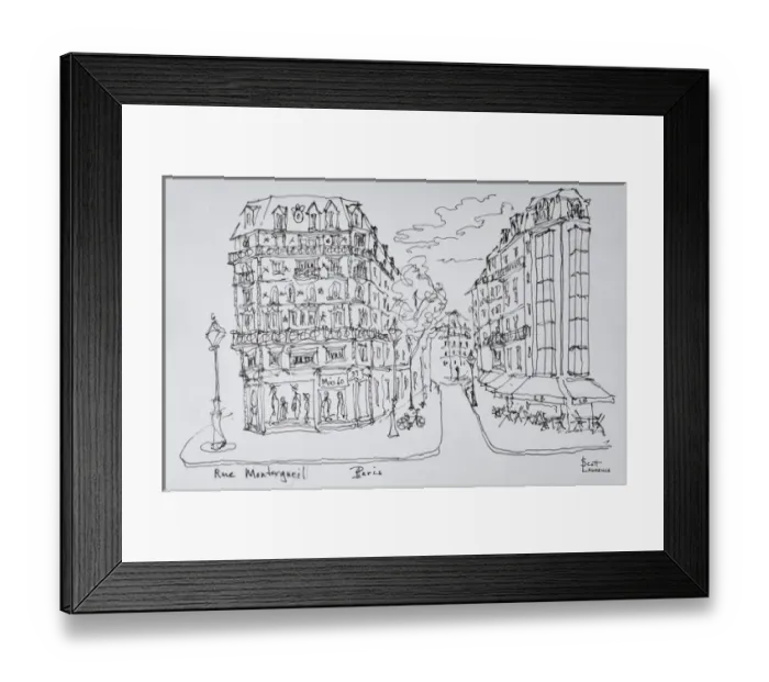 Framed Print : Artwork by Scott Lawrence