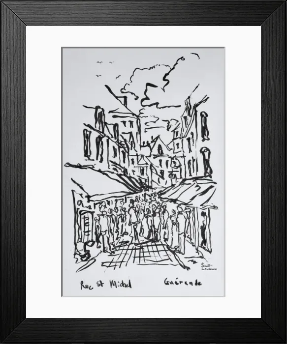 Framed Print : Artwork by Scott Lawrence Framed Print : Artwork by Scott Lawrence