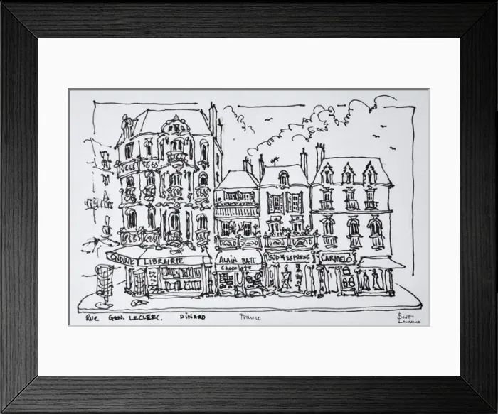 Framed Print : Artwork by Scott Lawrence