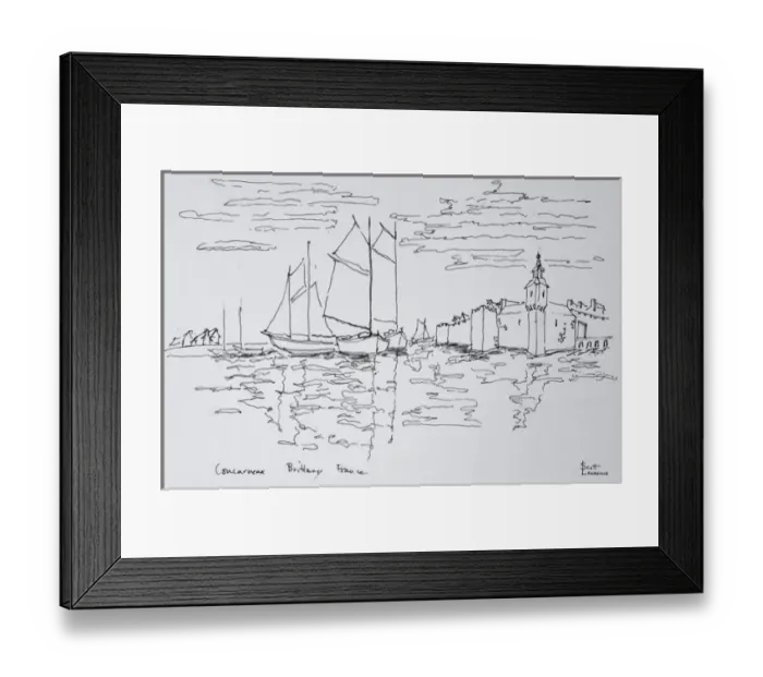 Framed Print : Artwork by Scott Lawrence Framed Print : Artwork by Scott Lawrence