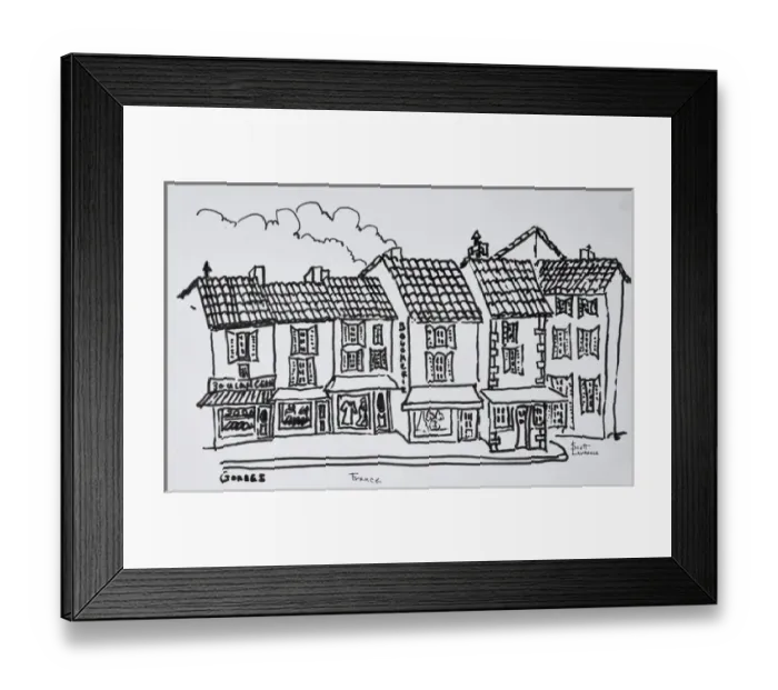 Framed Print : Artwork by Scott Lawrence