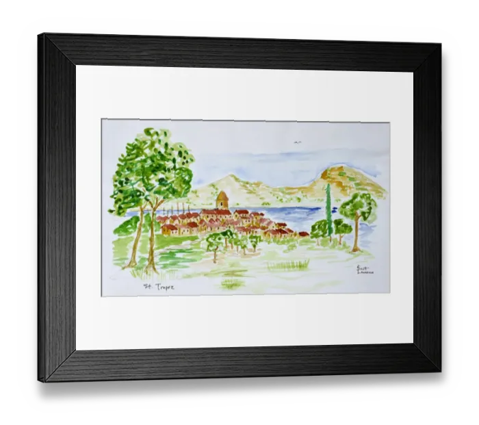 Framed Print : Artwork by Scott Lawrence