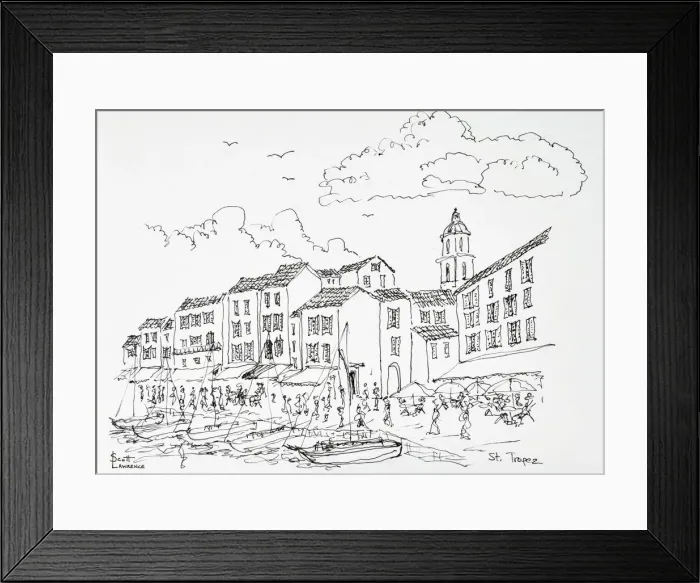Framed Print : Artwork by Scott Lawrence