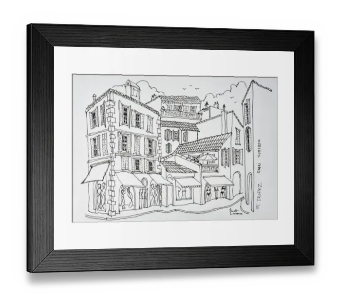 Framed Print : Artwork by Scott Lawrence