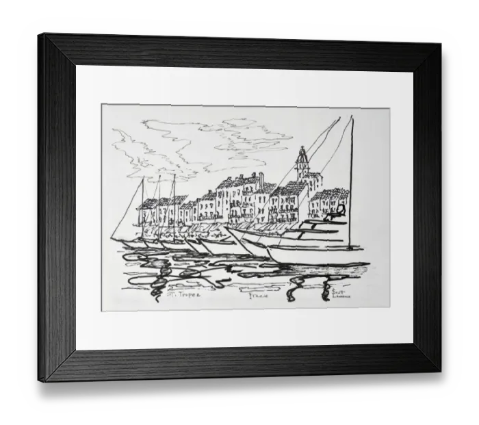 Framed Print : Artwork by Scott Lawrence Framed Print : Artwork by Scott Lawrence