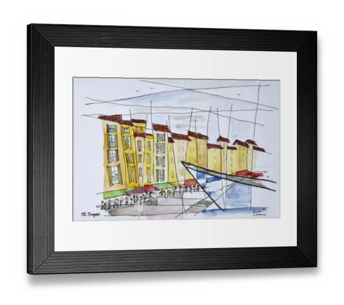 Framed Print : Artwork by Scott Lawrence