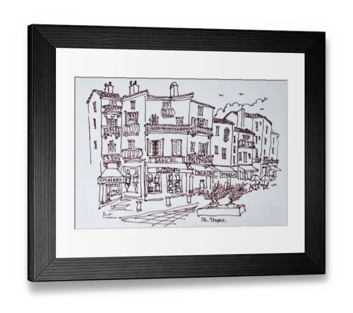 Framed Print : Artwork by Scott Lawrence
