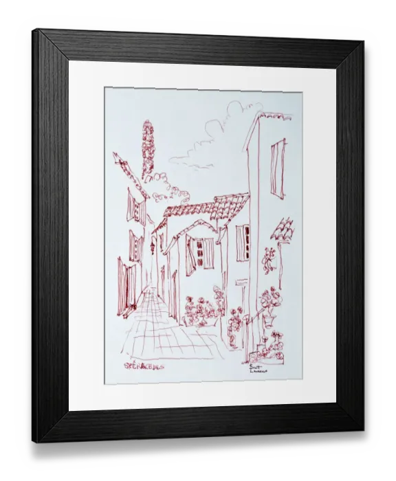 Framed Print : Artwork by Scott Lawrence Framed Print : Artwork by Scott Lawrence