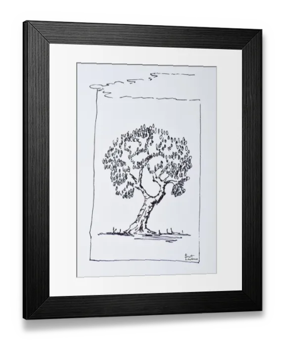 Framed Print : Artwork by Scott Lawrence Framed Print : Artwork by Scott Lawrence