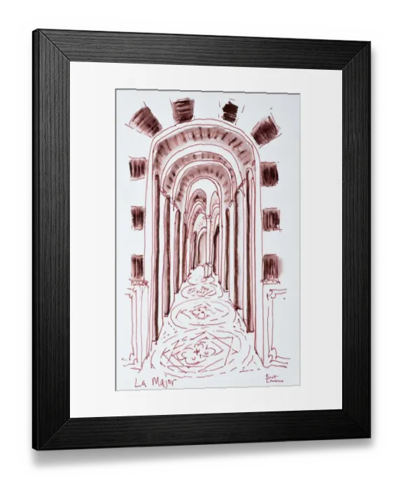 Framed Print : Artwork by Scott Lawrence Framed Print : Artwork by Scott Lawrence