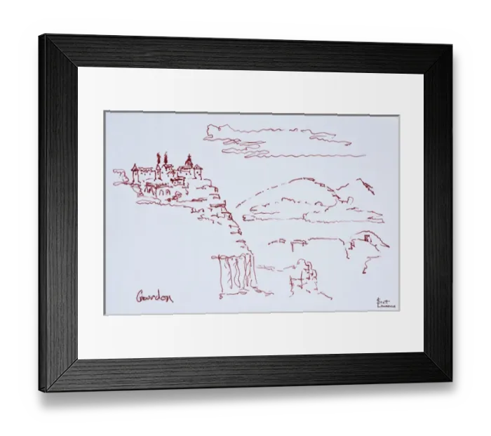 Framed Print : Artwork by Scott Lawrence Framed Print : Artwork by Scott Lawrence