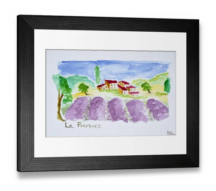 Framed Print : Artwork by Scott Lawrence