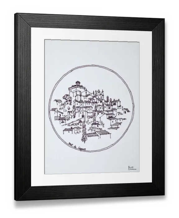 Framed Print : Artwork by Scott Lawrence