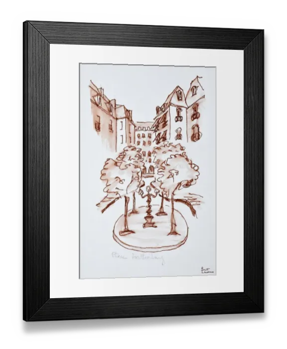 Framed Print : Artwork by Scott Lawrence