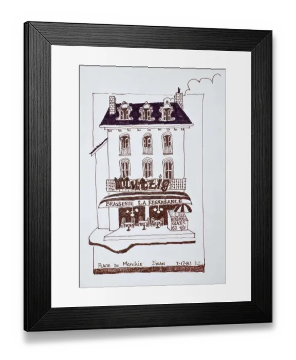 Framed Print : Artwork by Scott Lawrence