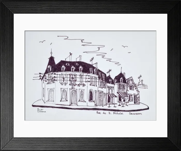 Framed Print : Artwork by Scott Lawrence Framed Print : Artwork by Scott Lawrence
