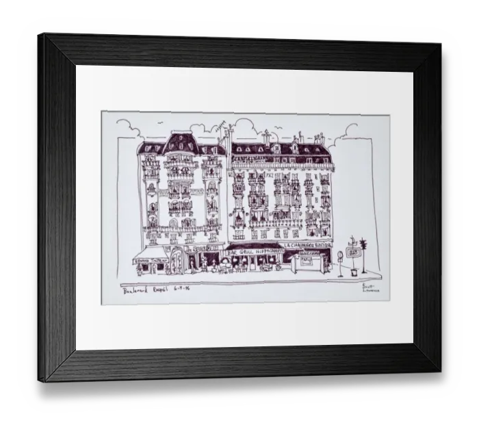 Framed Print : Artwork by Scott Lawrence