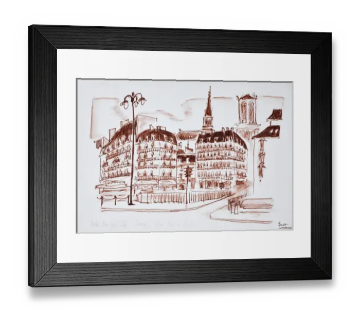Framed Print : Artwork by Scott Lawrence Framed Print : Artwork by Scott Lawrence