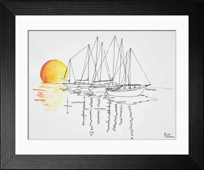 Framed Print : Artwork by Scott Lawrence Framed Print : Artwork by Scott Lawrence
