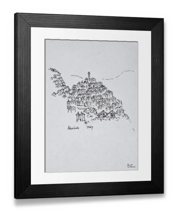 Framed Print : Artwork by Scott Lawrence