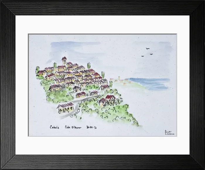 Framed Print : Artwork by Scott Lawrence